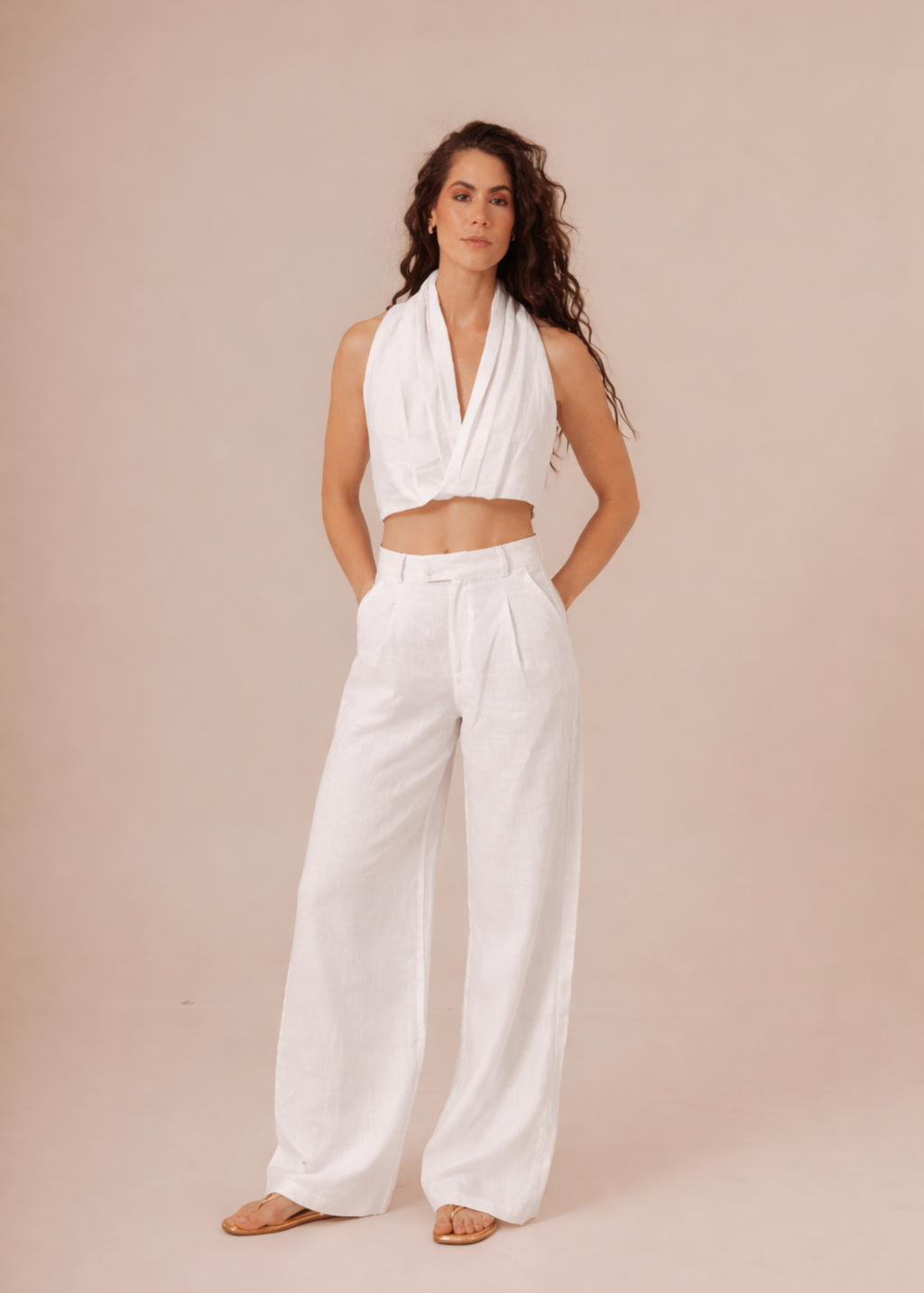 Suit Pants - Coconut White