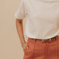 LADY BOSS-T SHIRT IVORY