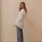 MOM'S OVERSIZED SHIRT - IVORY