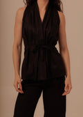 Crossed Vest - Black