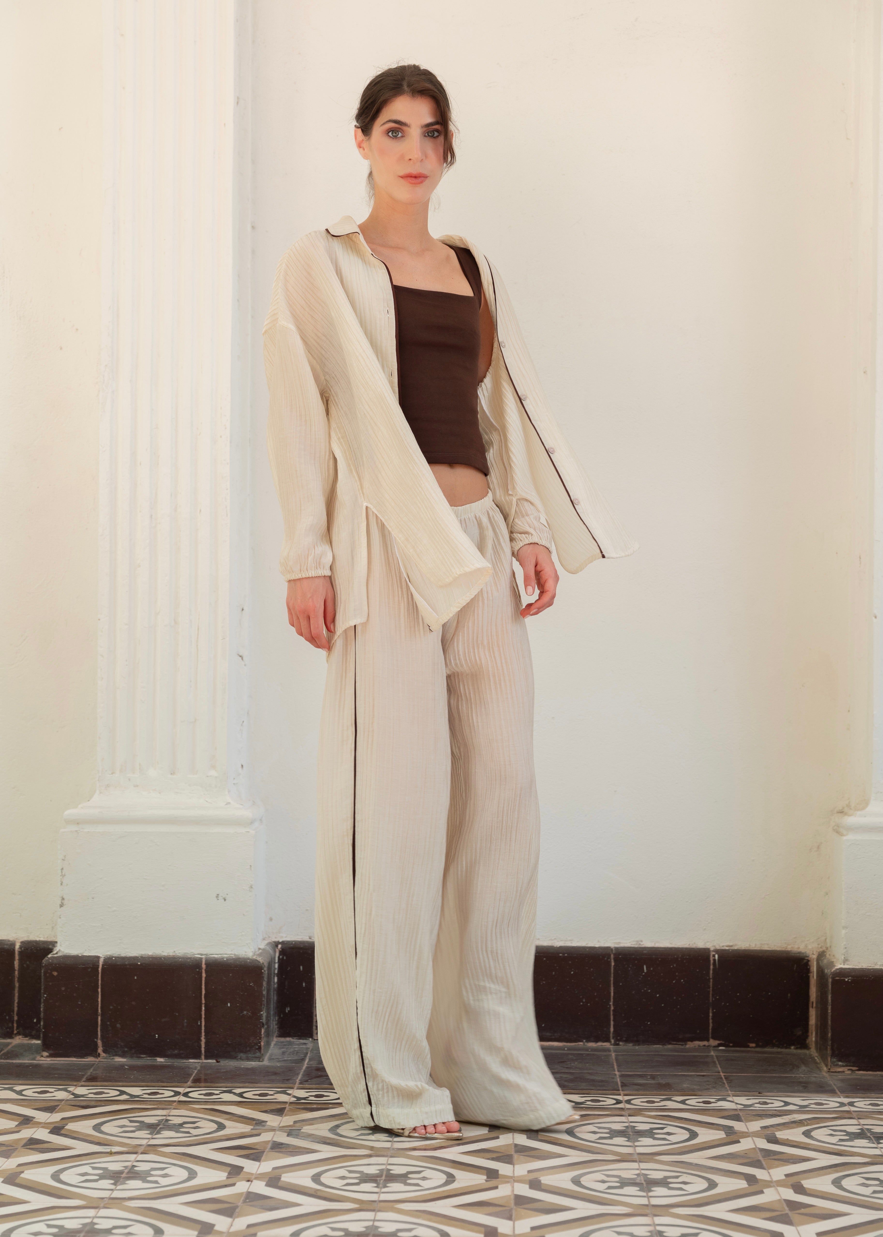 Effortless Pants - Almond