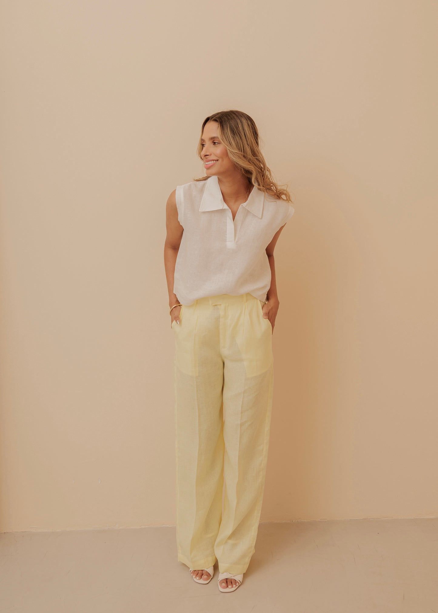 SUIT PANT - HAPPY YELLOW