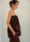 The Traveller Top - Deep Brown