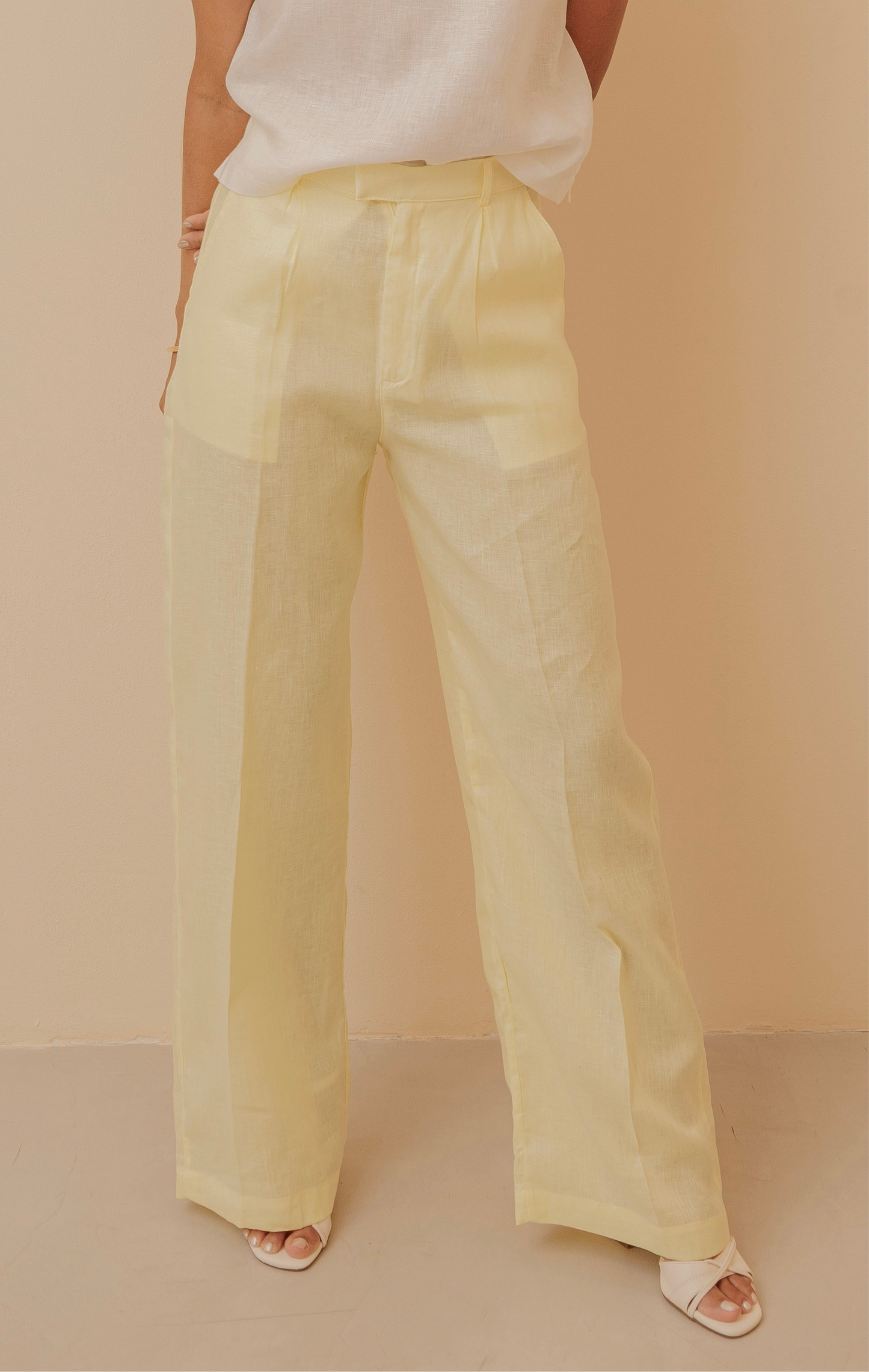 SUIT PANT - HAPPY YELLOW