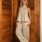 BREEZE PANTS  - SAND