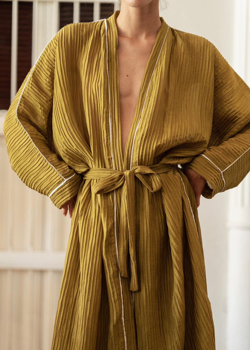 The dressing Gown - Pistachio