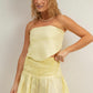 FOLD SKIRT SET - HAPPY YELLOW