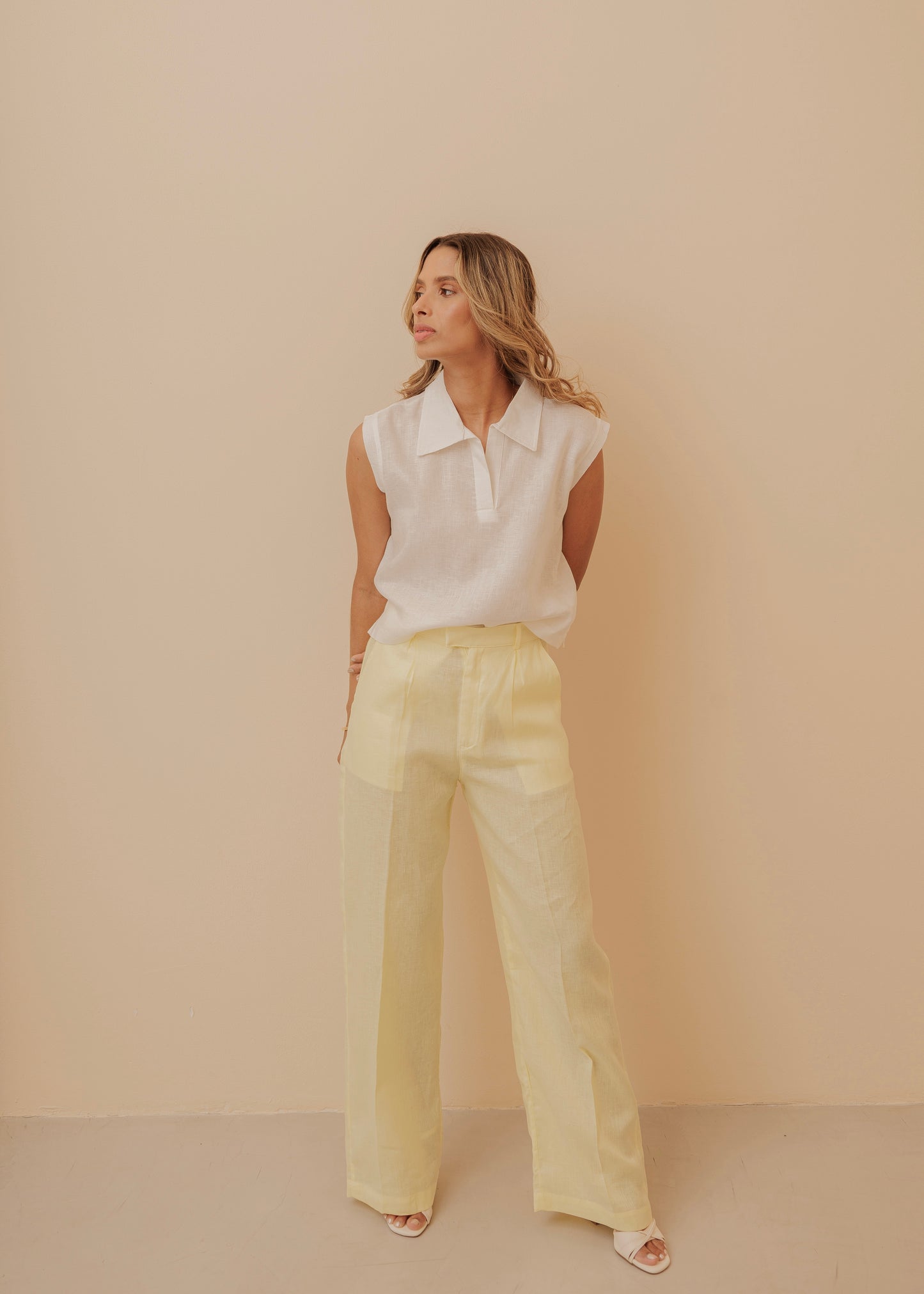 SUIT PANT - HAPPY YELLOW