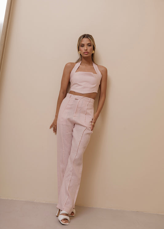 FOLD PANT - DUSTY ROSE