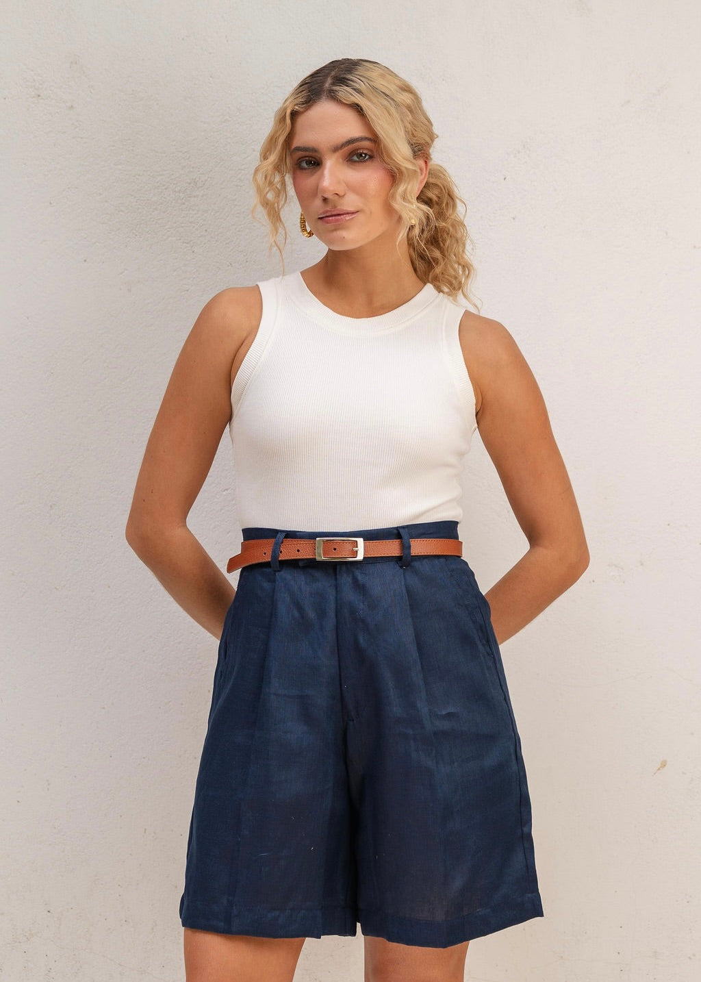 Classy  Bermuda - Midnight Blue