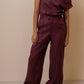 FOLD PANT - BURGUNDY