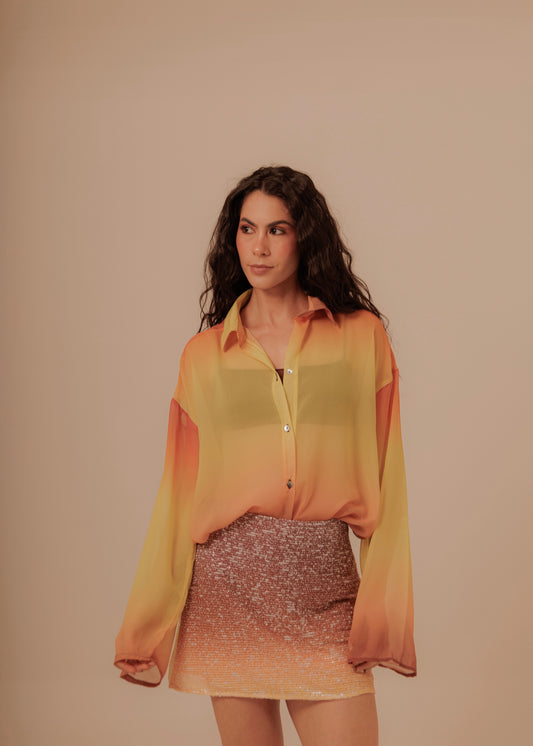 BEACH SUNSET MINI SKIRT - GLOW