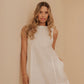 LUSH MINI DRESS - IVORY