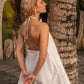HALTER BACKLESS DRESS - COCONUT WHITE
