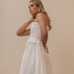 SHIRING DRESS IVORY