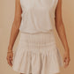 FOLD SKIRT - IVORY