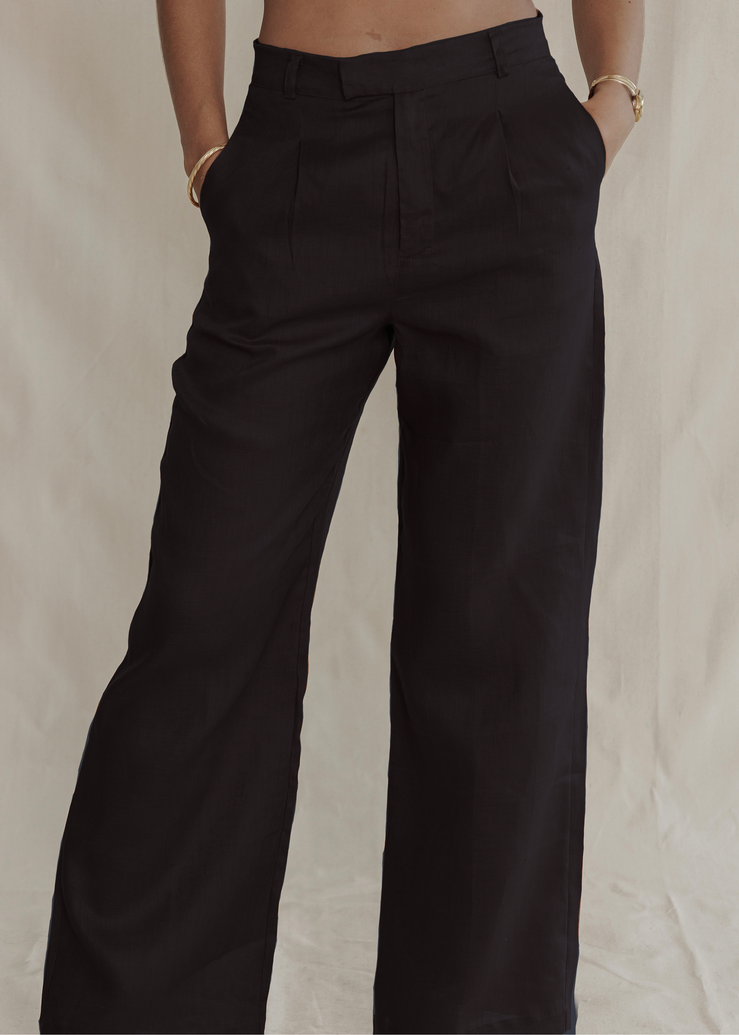 SUIT PANT - BLACK