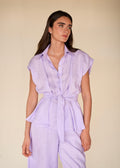 Wrapped Blouse - Soft Lavender
