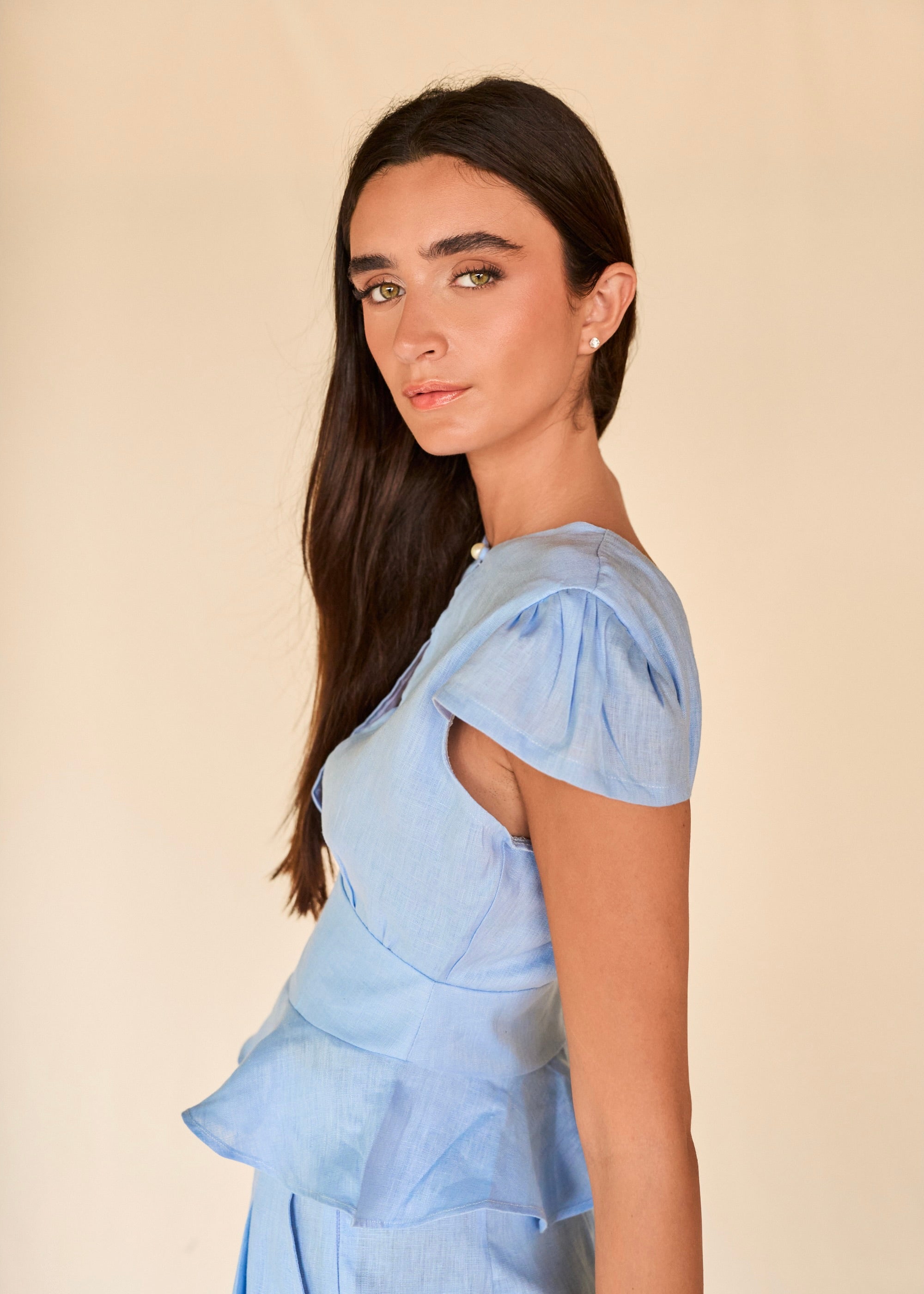 Morning Top - Medium Blue