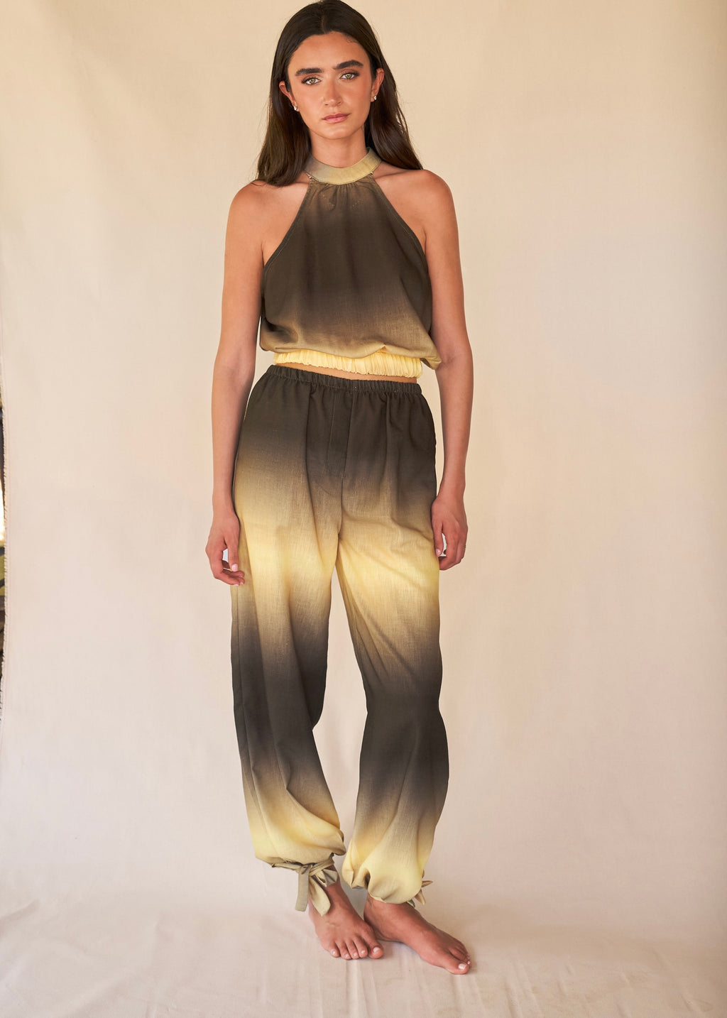 Parachute Pants - Green Sunrise