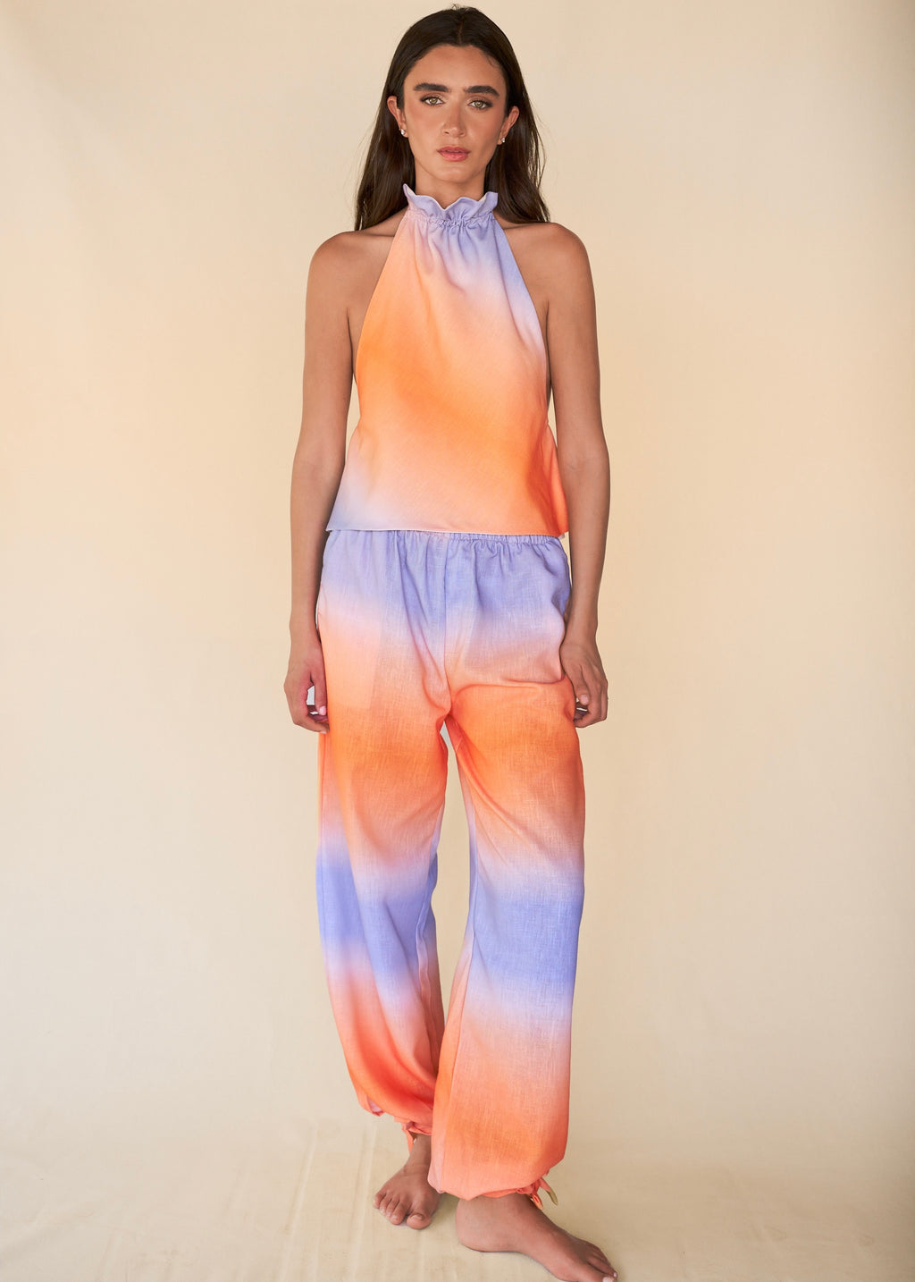 Parachute Pants - Orange Sunrise