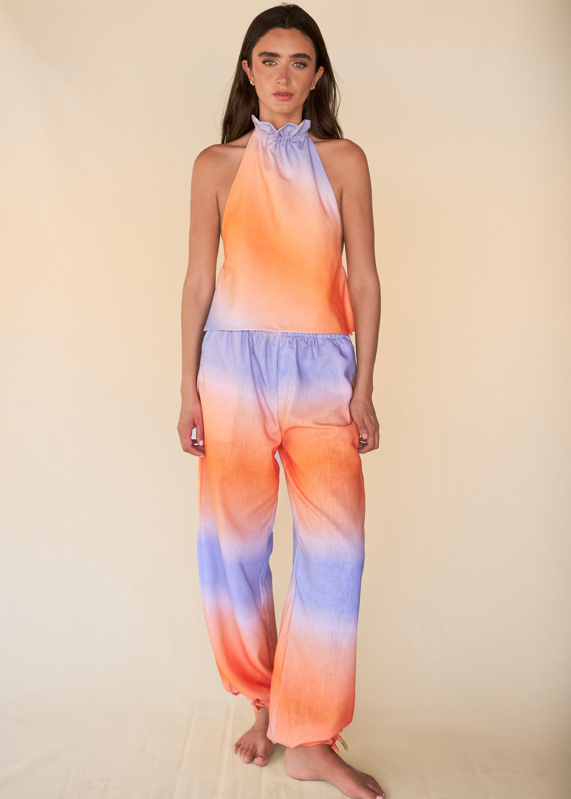 Parachute Pants - Orange Sunrise