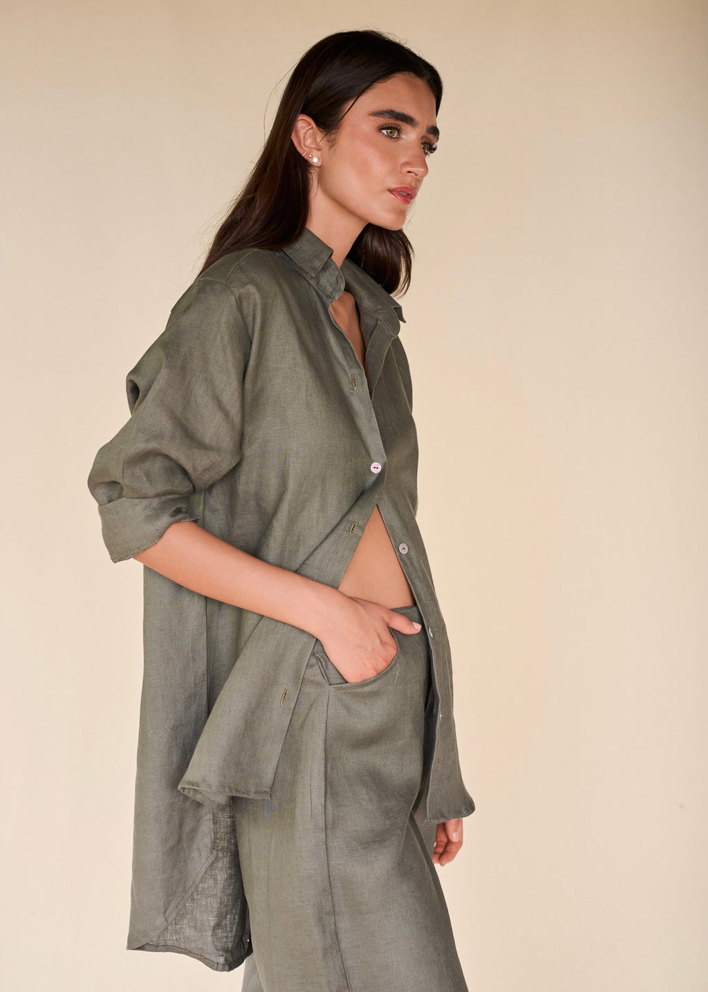 Camisón - Palm Green