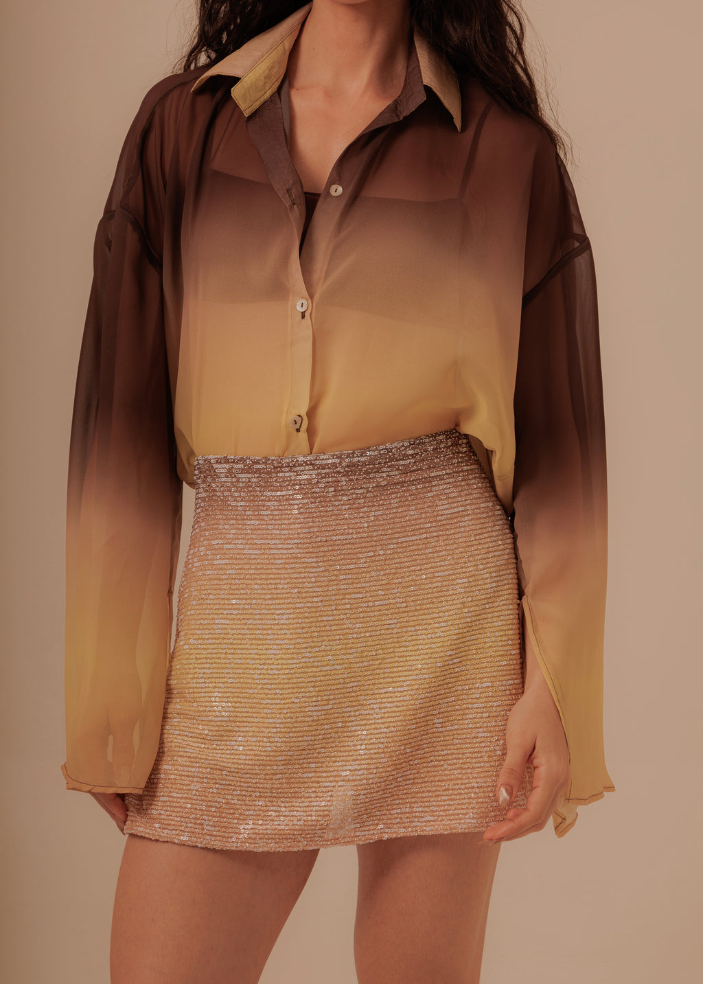 Desert Sunset Mini Skirt - Glow