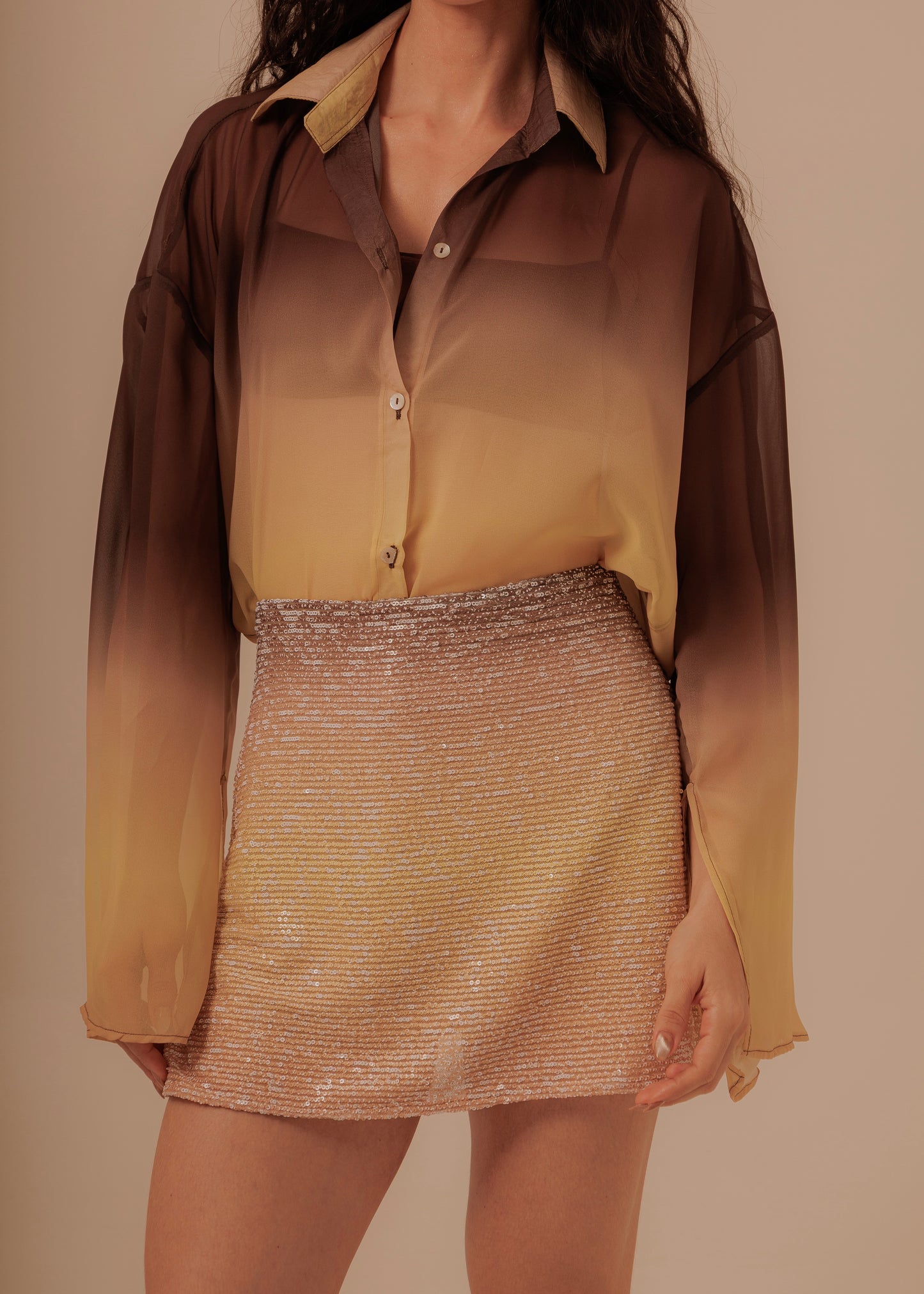 DESERT SUNSET MINI SKIRT - GLOW