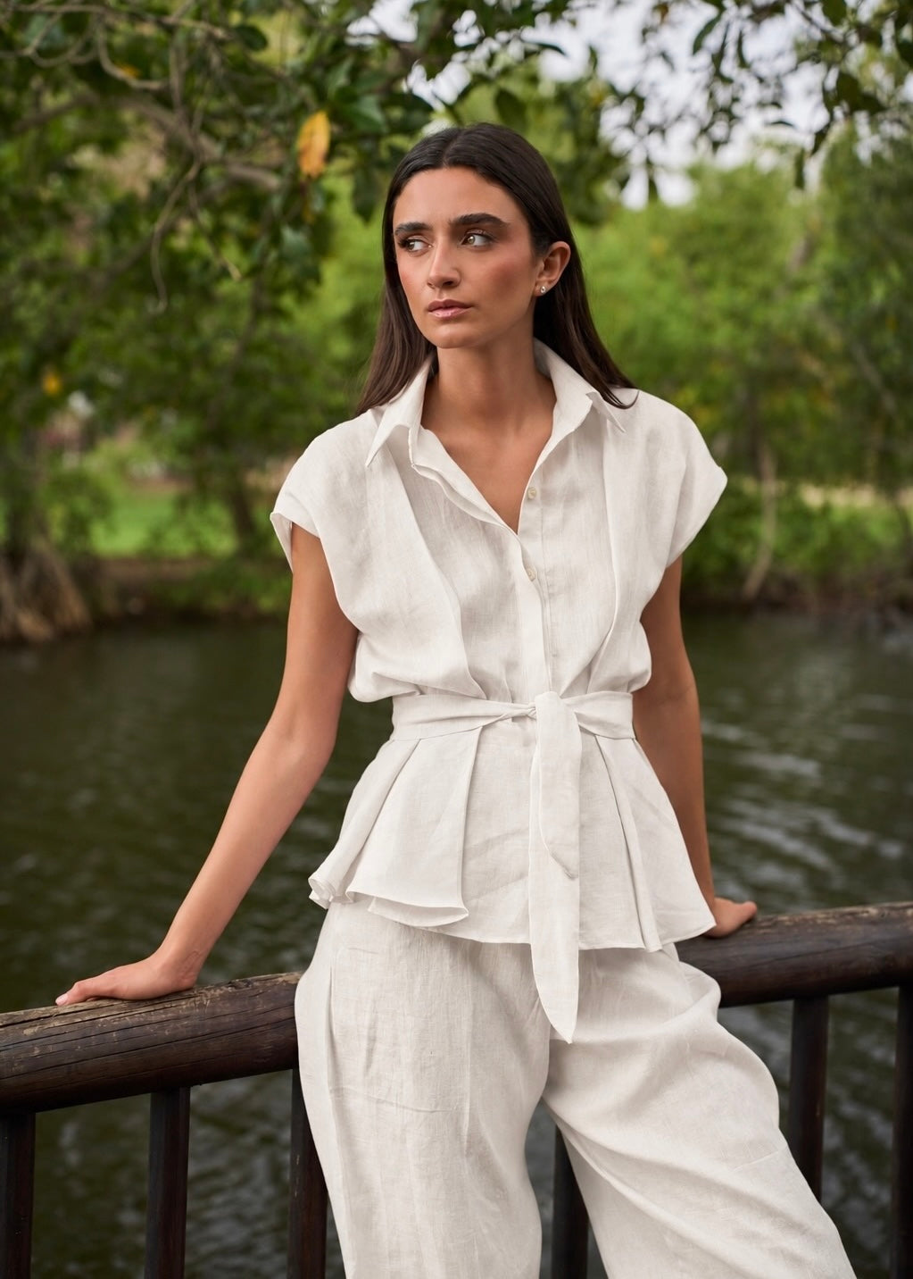 Wrapped Blouse - Sand