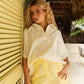 V NECK SHIRT - IVORY