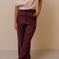 FOLD PANT - BURGUNDY