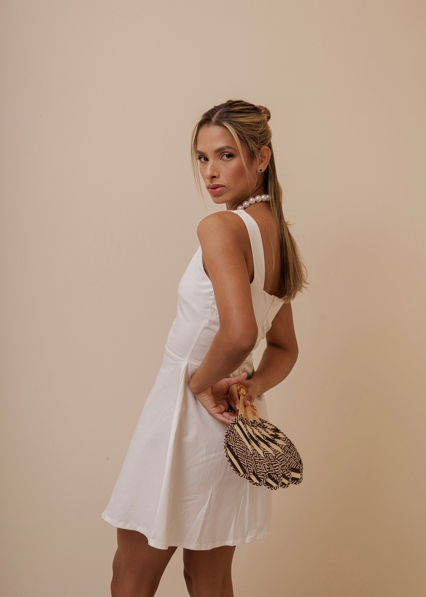 MINI IVORY DRESS