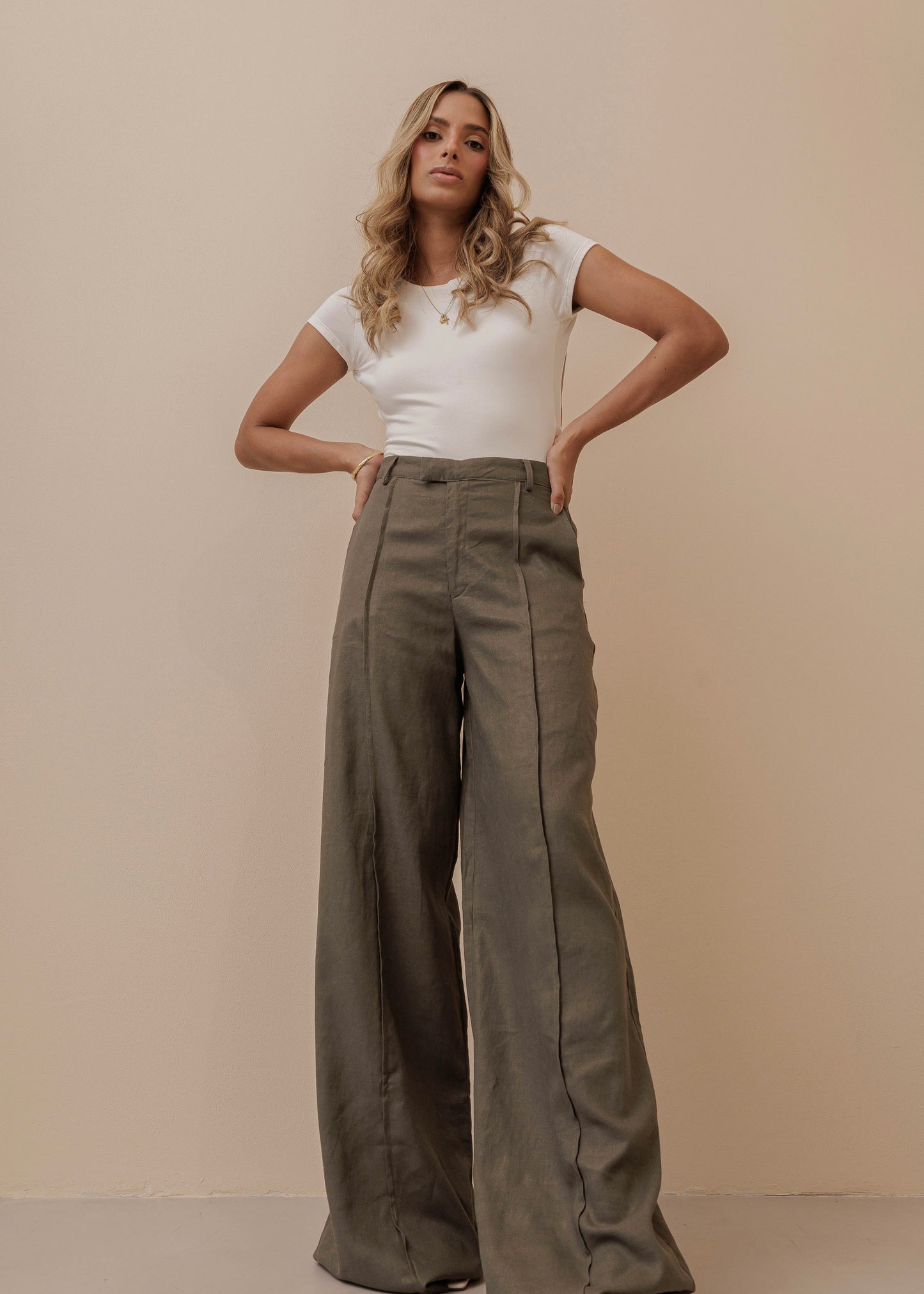 FOLD PANT - OLIVE