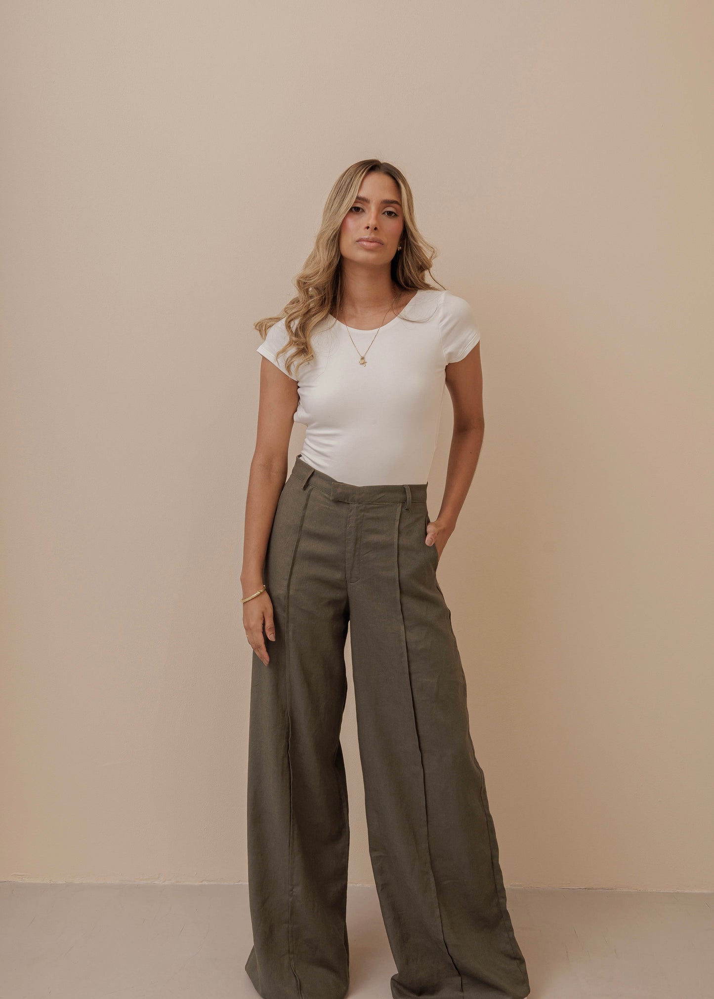 FOLD PANT - OLIVE