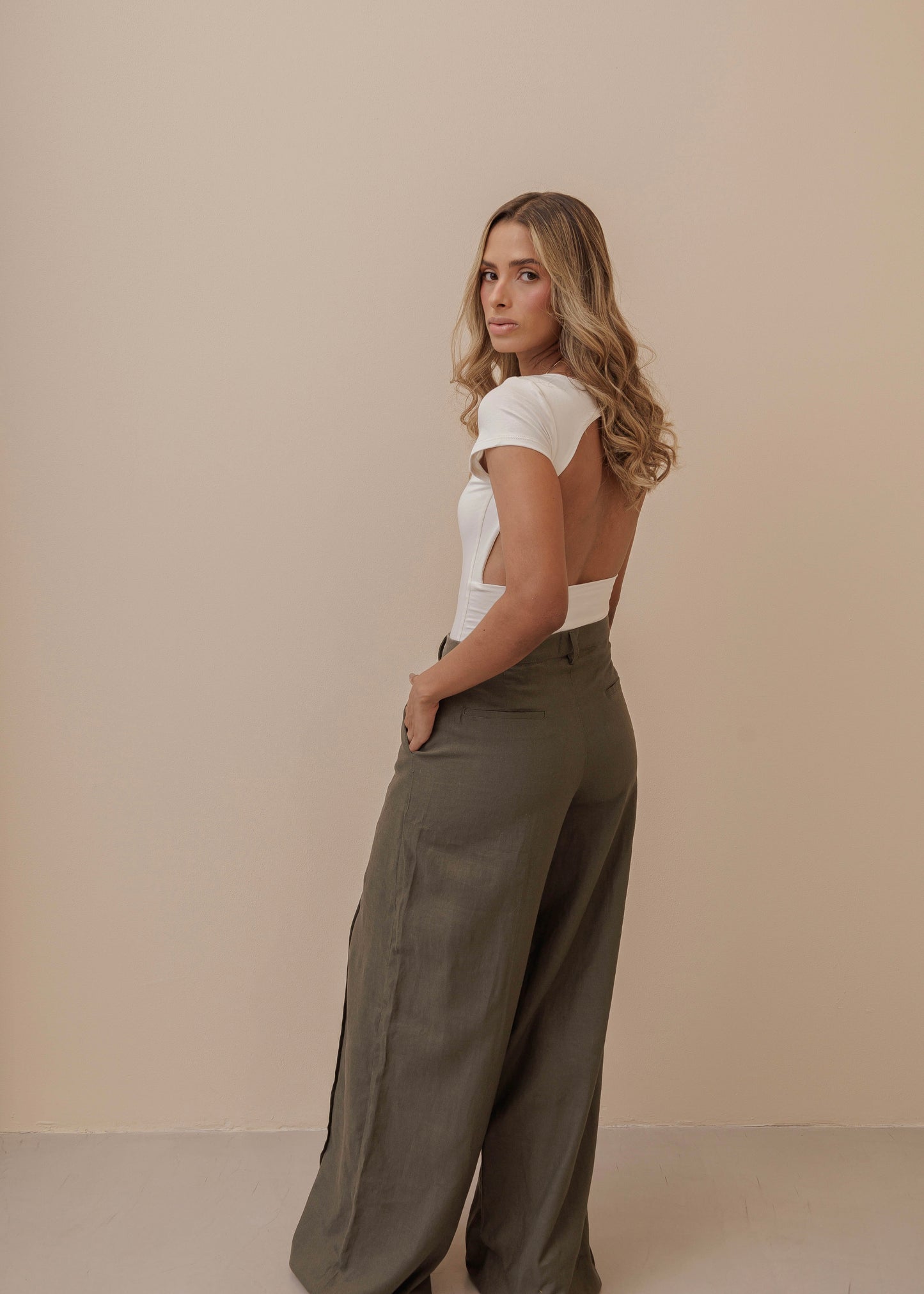 FOLD PANT - OLIVE