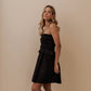 SHIRING DRESS - BLACK