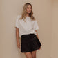 WAVY SKIRT - BLACK