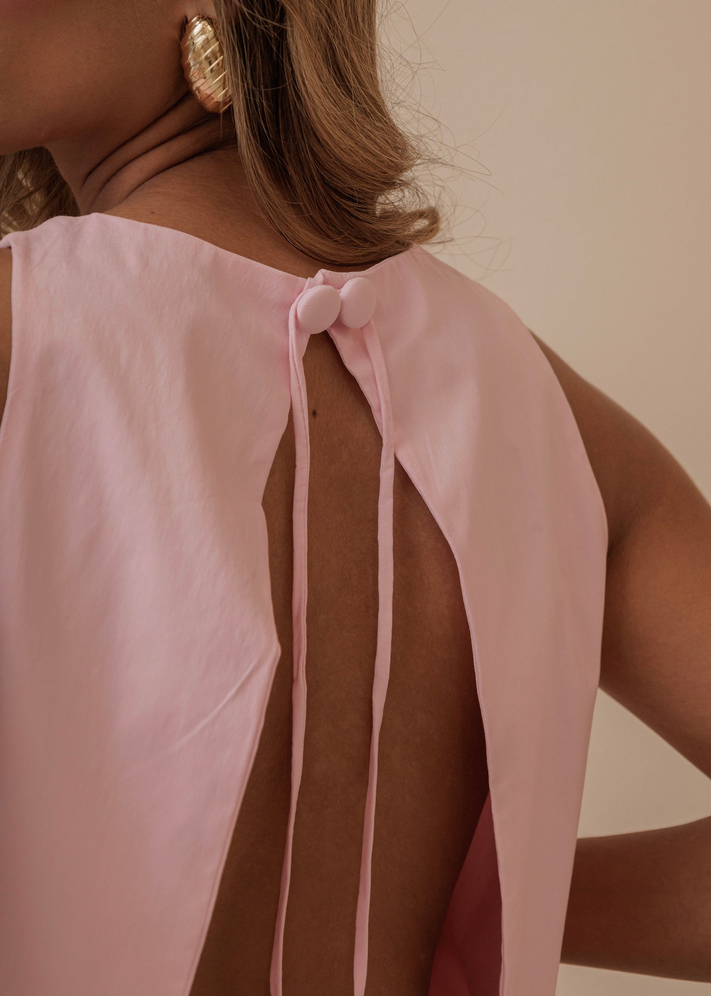 BACKLESS TOP - BLUSH