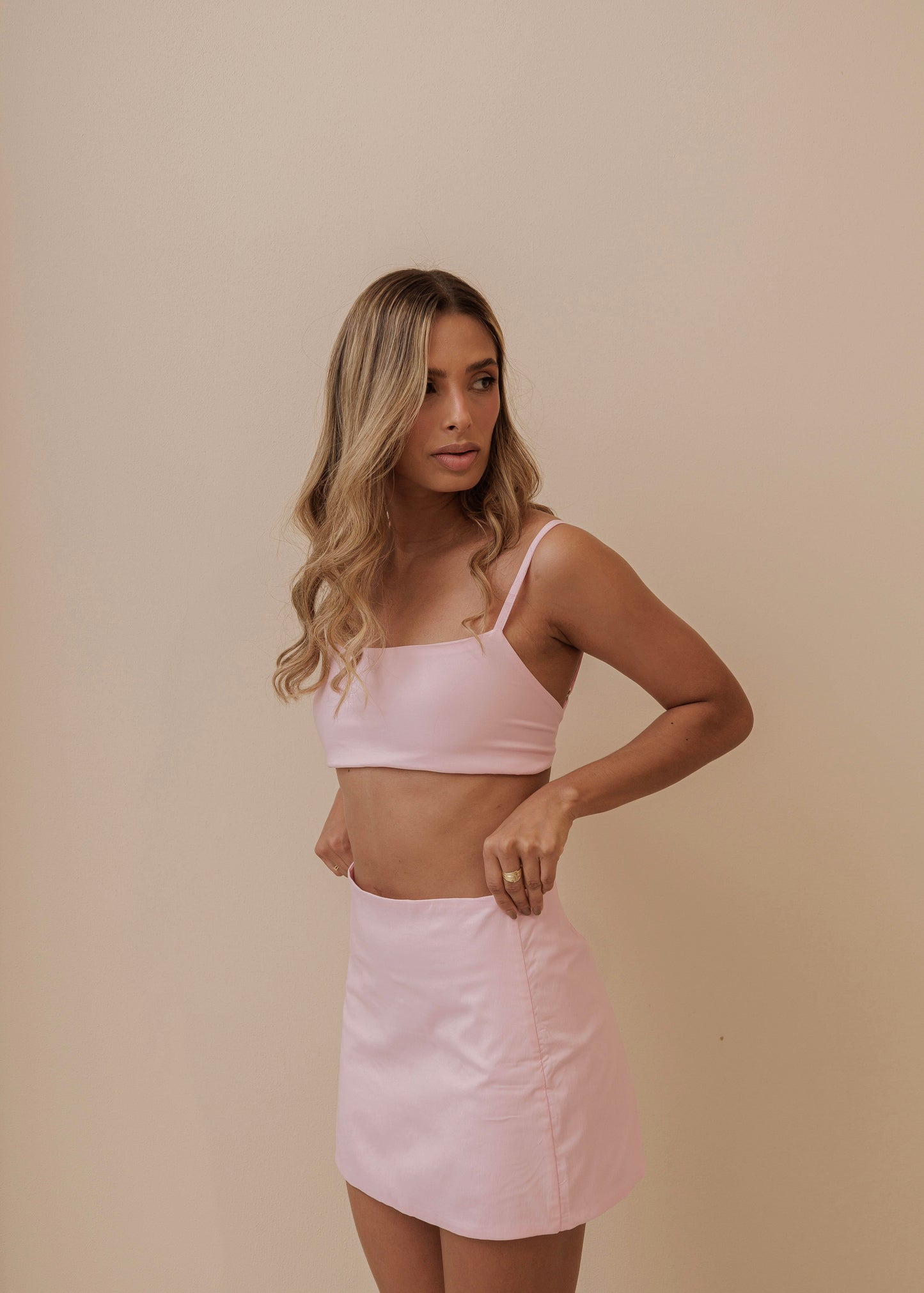 EVERYDAY MINI SKIRT - BLUSH