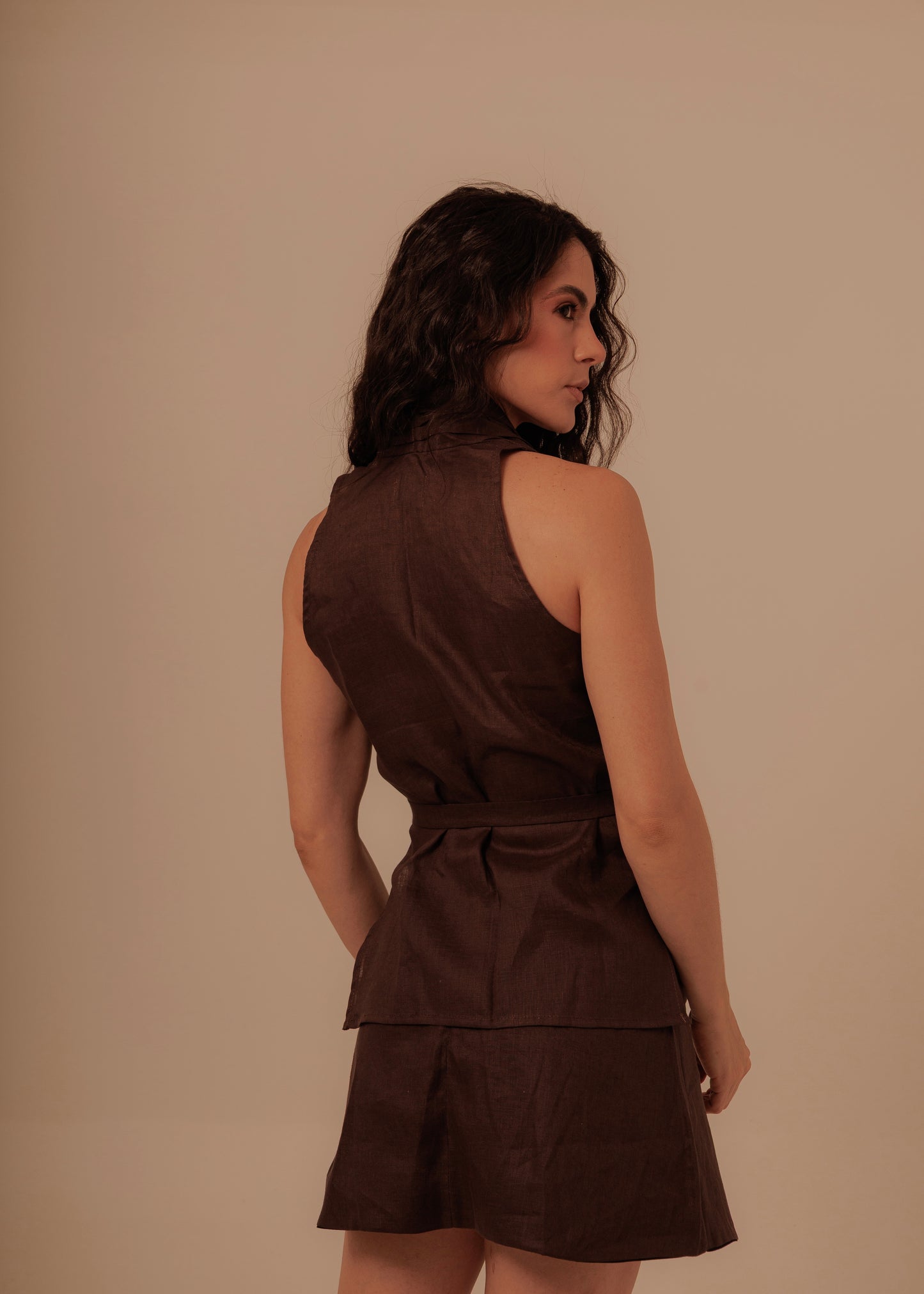 CROSSED SET - DEEP BROWN