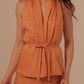 Crossed Vest - Tangerine