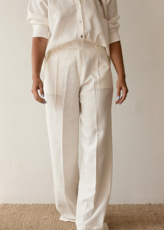 SUIT PANT - IVORY