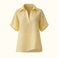 V Neck Shirt - Happy Yellow